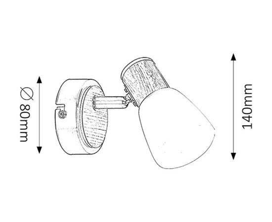 Spot lamp Rabalux Gavin 6486 E14 1x MAX 40W