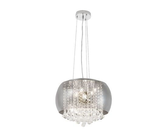 Chandelier Rabalux NINELLE 6 G9 Ø400 h1200 chrome tinted 3599