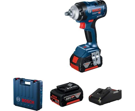 Гайковерт аккумуляторный ударный Bosch GDS 18V-400 Professional (06019K0020)