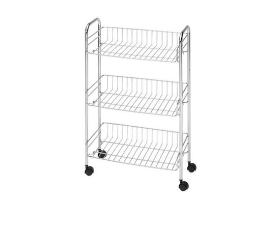 თარო NIAGARA BATHROOM TROLLEY 3-SHELVES S/S CHROME