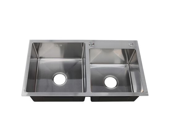 Built-in kitchen sink Kopano GW7843HMS NANO Chrome