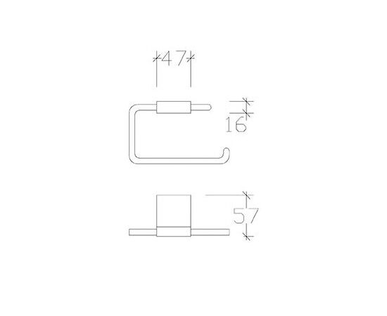 Toilet paper holder Tema 71110