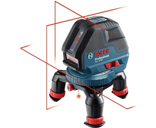 ლაზერული ნიველირი Bosch Professional GLL 3-50 + BM1 (0601063802)