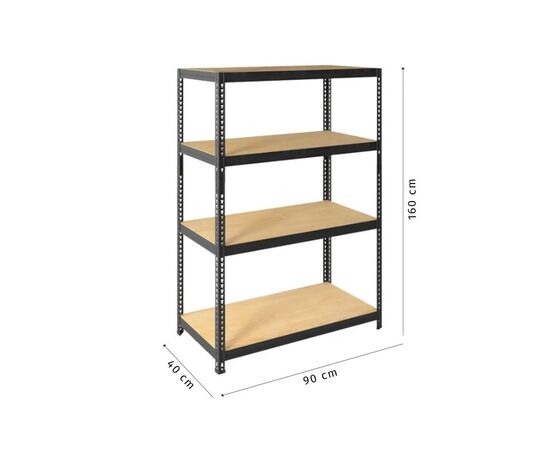 Metal rack RP7H-MUa40-4 1600X900X400/4