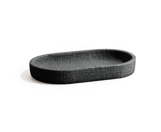 Tabletop soap dish Bisk 08573 Craft BLACK