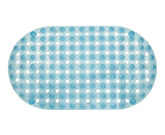 Bath mat Bisk 05193 39x69 cm blue