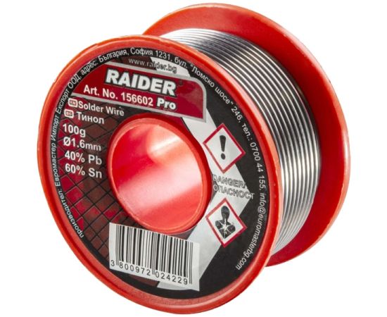 Solder wire Raider 1.6 mm