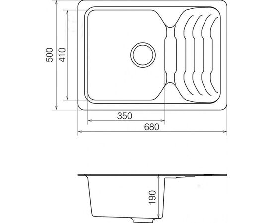 Kitchen sink Vankor Sigma SMP 02.68 beige