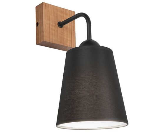 Wall lamp Lamkur LULA 1 Е27 oak black 47737