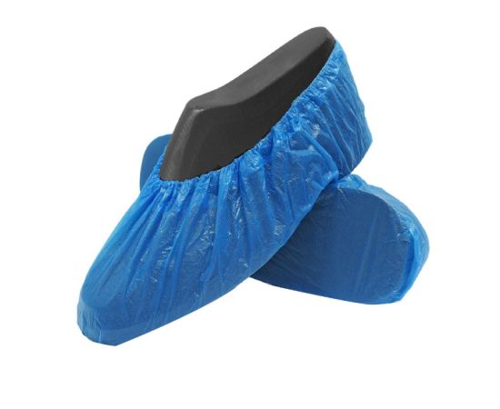 Shoe covers blue polyethylene XB9403 15X41 cm 100 psc