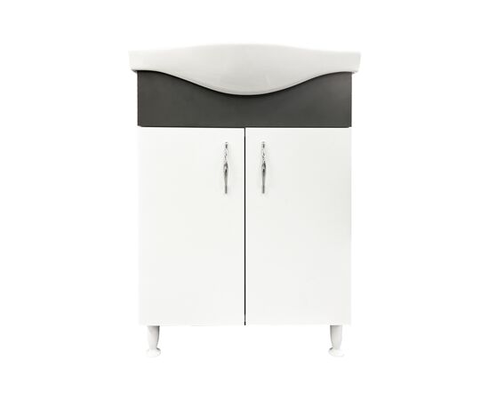 Bathroom furniture with washbasin Denko Trend 55 WhiteAntracite Grey