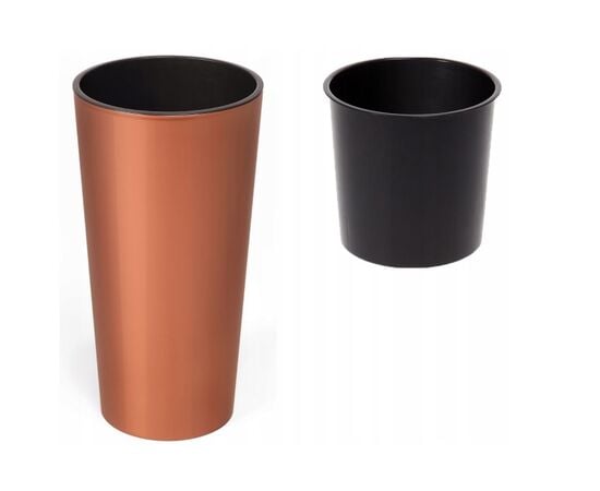 Flower pot Lamela LILIA 300 12,5l brown