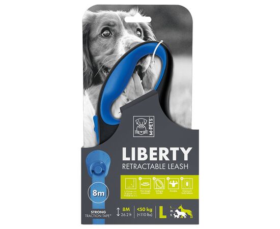 Поводок для собак M-Pets Liberty L синий