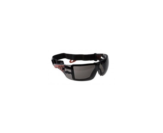 Safety glasses black with double temple Portwest PS11SKR