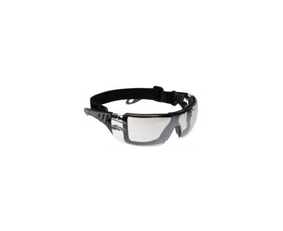 Safety glasses with double temples  Portwest PS11MIR Mirror