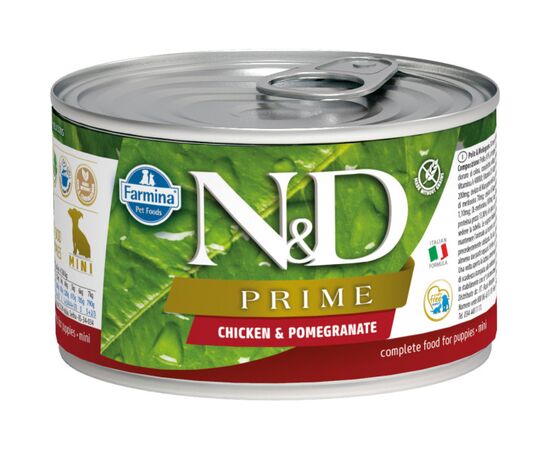 Dog food Farmina N&D Prime Puppy Mini chicken and pomegranate 140 g