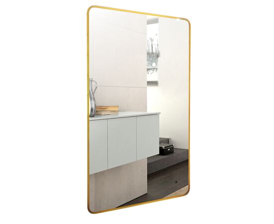 Mirror with golden non-contact sensor Silver Mirrors Incanto 600х1000