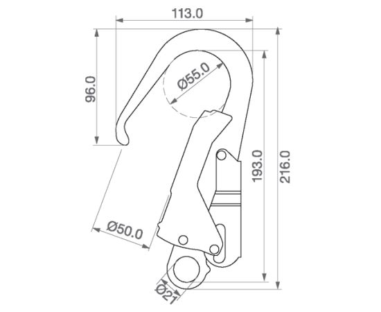 Hook Top Lock 71160