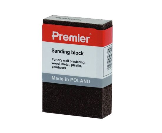 Sanding block on a sponge Premier P180 rectangular