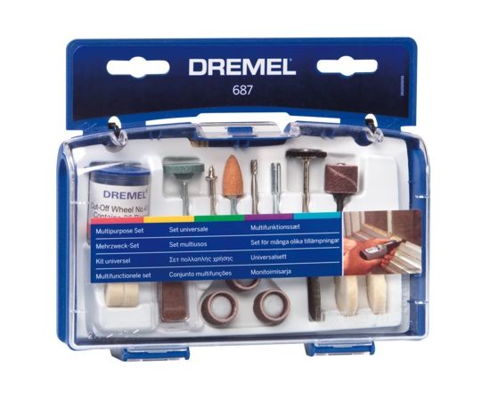 Набор насадок для мультиинструмента Dremel 687 26150687JA 52 шт