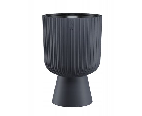 Flower pot FORM PLASTIC Keli Mika 30 anthracite