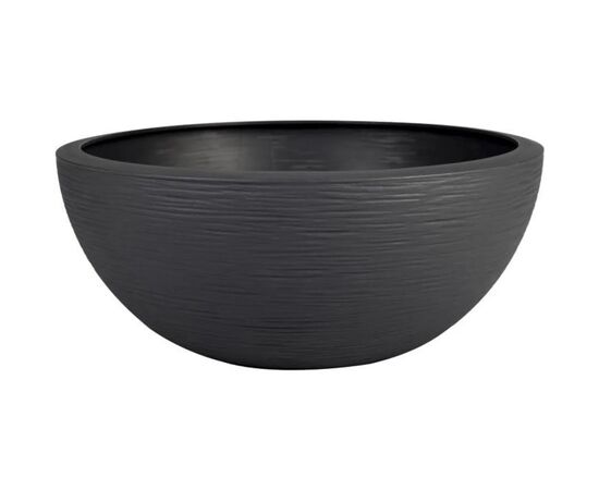 Plastic pot EDA Plastiques VASQUE GRAPHIT 40 X 16.5 cm 14.9 L