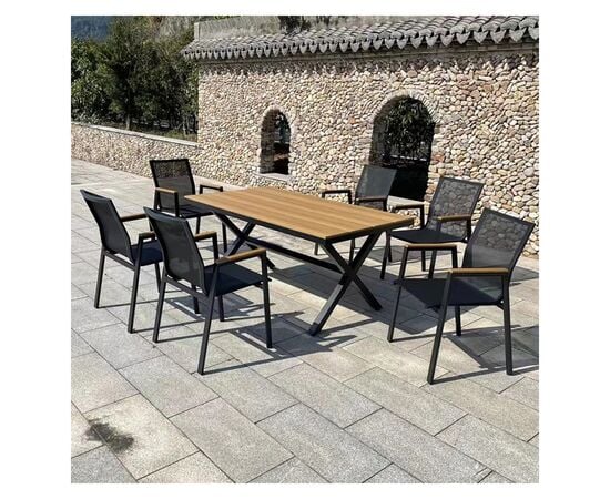 Garden furniture set table and 6 chairs SLX-3