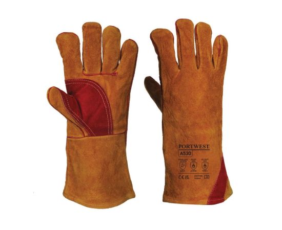 Welding gloves Portwest A530BRR XL brown