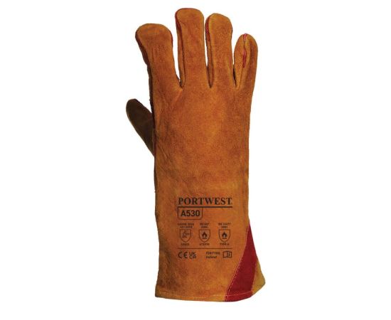 Welding gloves Portwest A530BRR XL brown