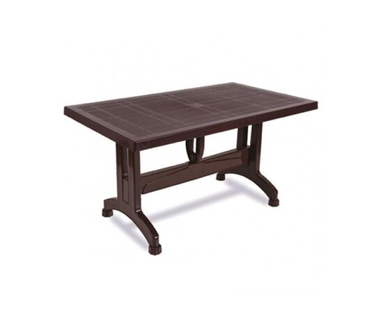 Table 80x140 cm dark brown CT061