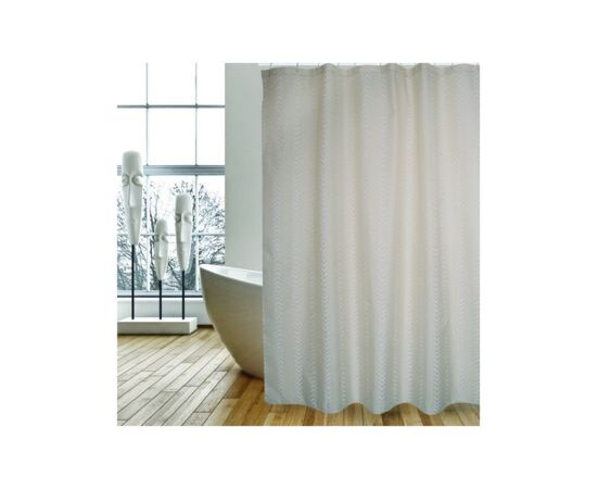 Bath screen MSV Berbera Beige 180x200 cm