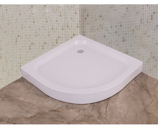 Shower tray oval SUNWAY 80x80x12.5cm