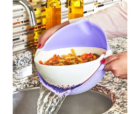 Plastic bowl with sieve Irak Plastik PLAST ART SG-265