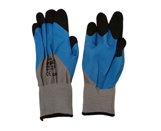 Work gloves with double coated P-XY-LF03 S10