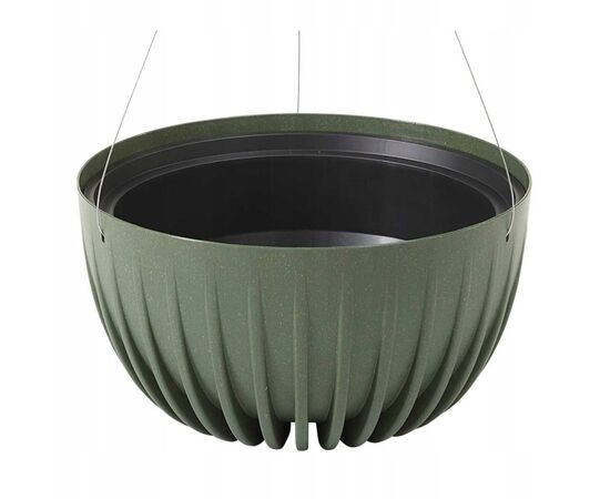 Flower pot Lamela MIRA ECO 240 3,3l green