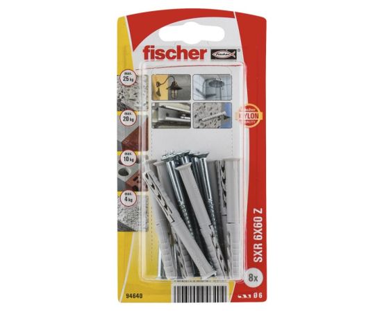 Frame dowel Fischer SXR 6x50 Z 8 pcs.