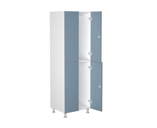 Locker for changing rooms WL 22-60 blue/white 1900x600x500 mm