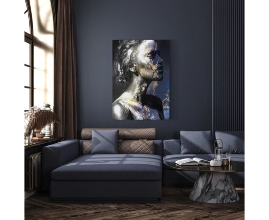 A Picture on canvas Styler SILVER 70X100 ST650 BLUE&