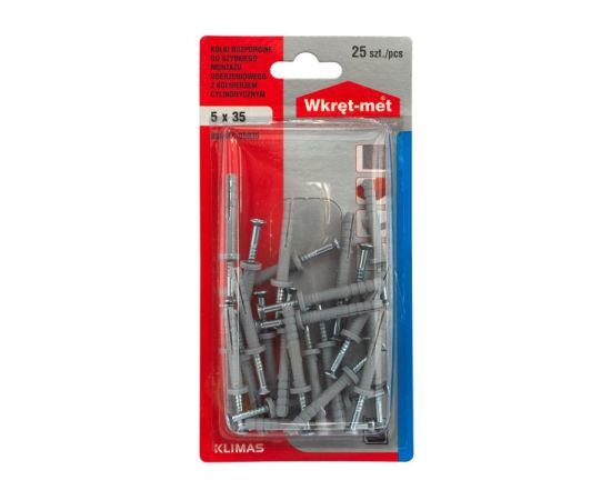 Hummer drive fixing with cylindrical collar Wkret-met BSMKC-05035 5x35 mm 25 pcs