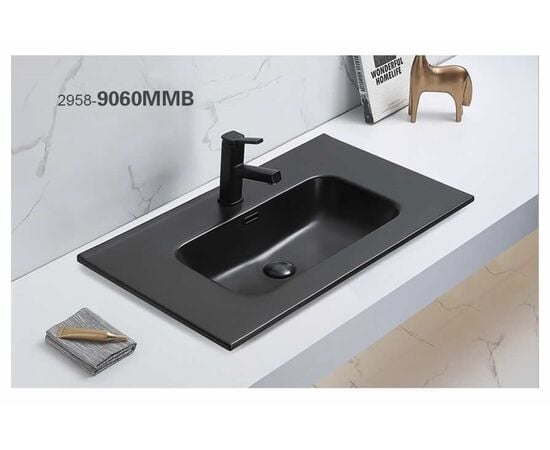 Furniture washbasin Pate 9060MMB Matt black