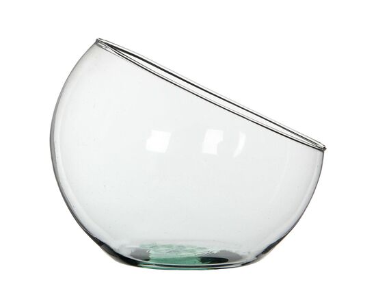 Стеклянная ваза Boly bowl transparent  21x24 см