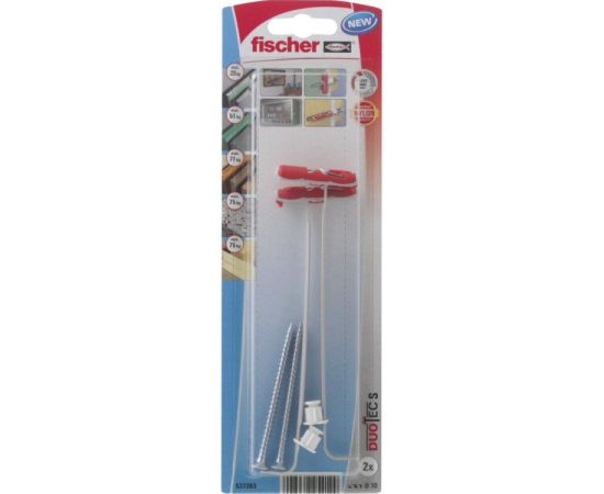 Дюбель-гвоздь Fischer Duotec 10 S 2 шт 537263