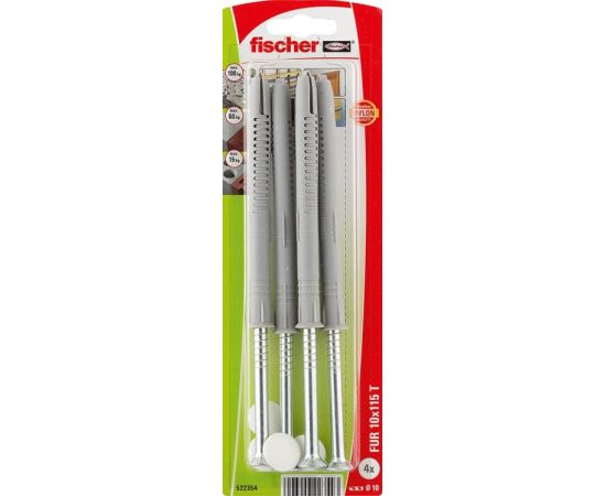 Dowel Fischer FUR 10x115 T 4 pcs 522354