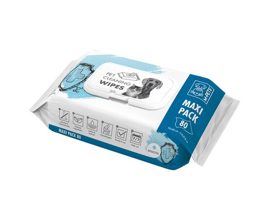 Wet wipes M-Pets Maxi Pack 20x15cm 80pcs