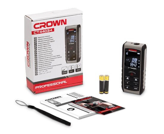 Лазерный дальномер Crown CT44034 80 м