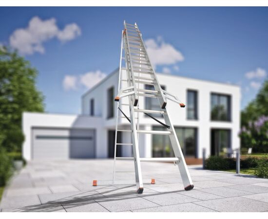 Aluminum ladder Krause Tribilo 129703 830 cm