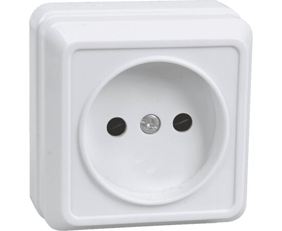 Power socket IEK OKTAVA РС20-2-ОБ white