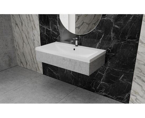 Washbasin artificial stone built-in  VAYER CITIZEN Crater 60x47cm