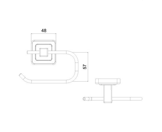 Toilet paper holder Tema 71510