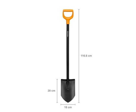 Лопата штыковая Fiskars Solid 1066716 116.6 см